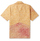 Rhude - Camp-Collar Bandana-Print Cotton-Twill Shirt - Orange