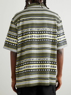 LOEWE - Paula's Ibiza Camp-Collar Jacquard-Knitted Cotton Shirt - Yellow