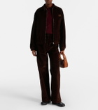 Miu Miu Logo wool polo sweater