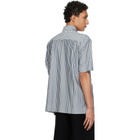 HOMME PLISSÉ ISSEY MIYAKE Blue Stripe Jersey Shirt
