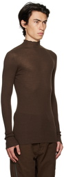 Rick Owens Brown Lupetto Sweater