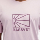 PACCBET Men's Big Logo T-Shirt in Pink