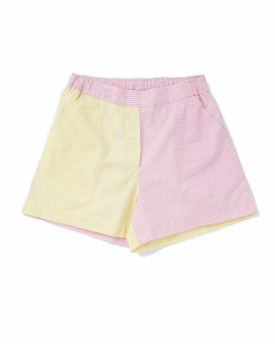 Photo: Designers, Remix Harriet Mix Shorts Pink/Yellow - Womens - Casual Shorts