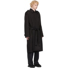 Juun.J Black Trench Coat