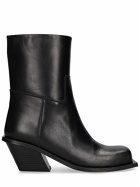 GIA BORGHINI - 60mm Blondine Leather Ankle Boots