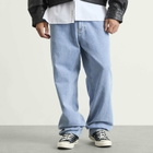 Edwin Men's Tyrell Denim Pants in Blue Heavy Bleach Wash