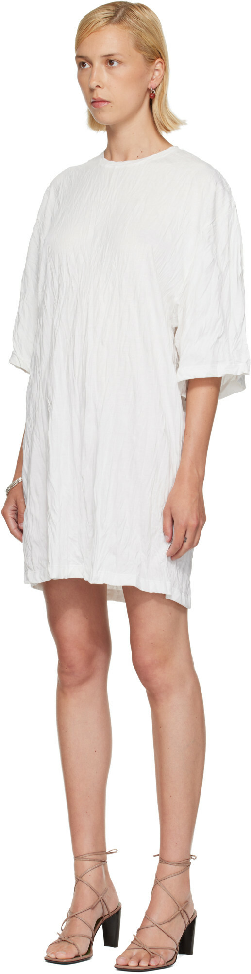 TOTEME White Relaxed Tee Minidress
