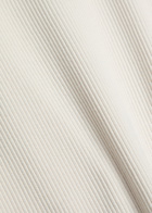 Agolde Viggo Ribbed Cotton Tank top Light Grey