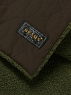 Beams Plus - Muffler Boa Quilted Nylon and Fleece Scarf