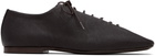 LEMAIRE Brown Souris Flat Classic Derbys