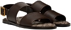 Coach 1941 Brown Two Strap Sandals