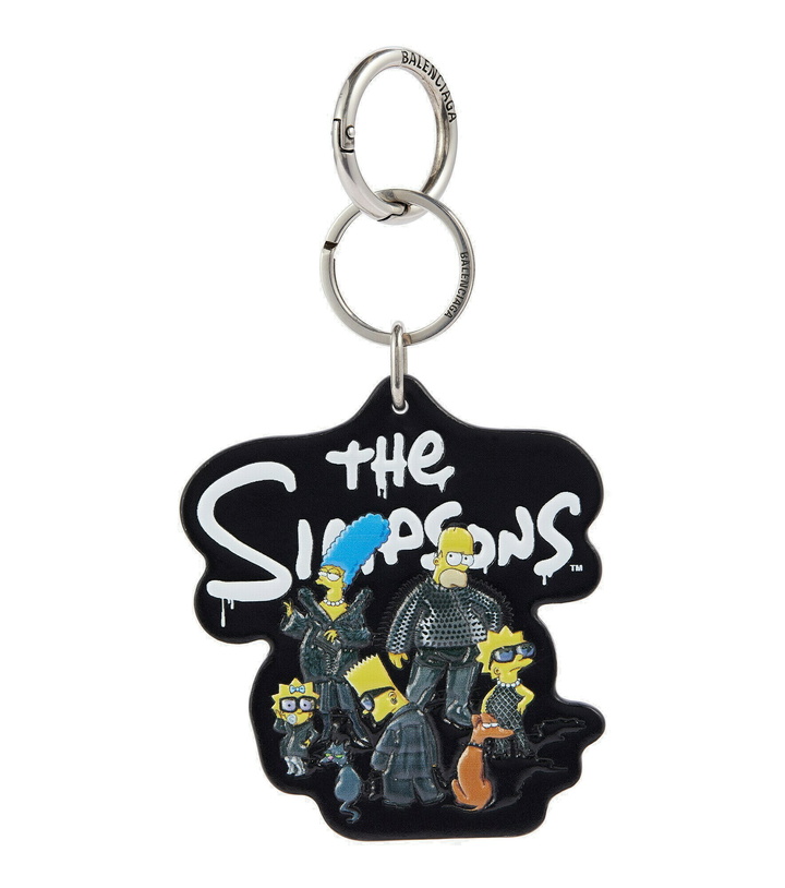 Photo: Balenciaga - x The Simpsons TM & © 20th Television leather keychain