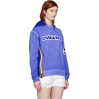 Dsquared2 Blue K-Way Edition Cool Fit Hoodie