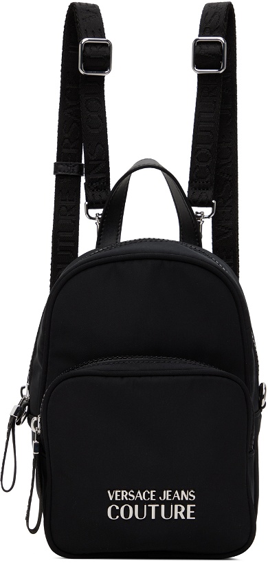 Photo: Versace Jeans Couture Black Sporty Backpack