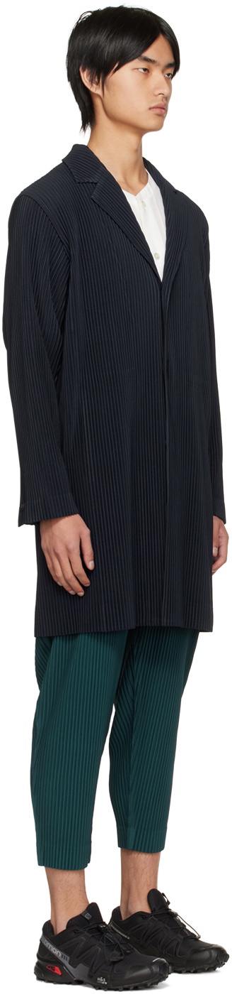 HOMME PLISSÉ ISSEY MIYAKE BASICSネイビー Issey Miyake Homme Plisse Basics Straight Pant Navy – LESS 17