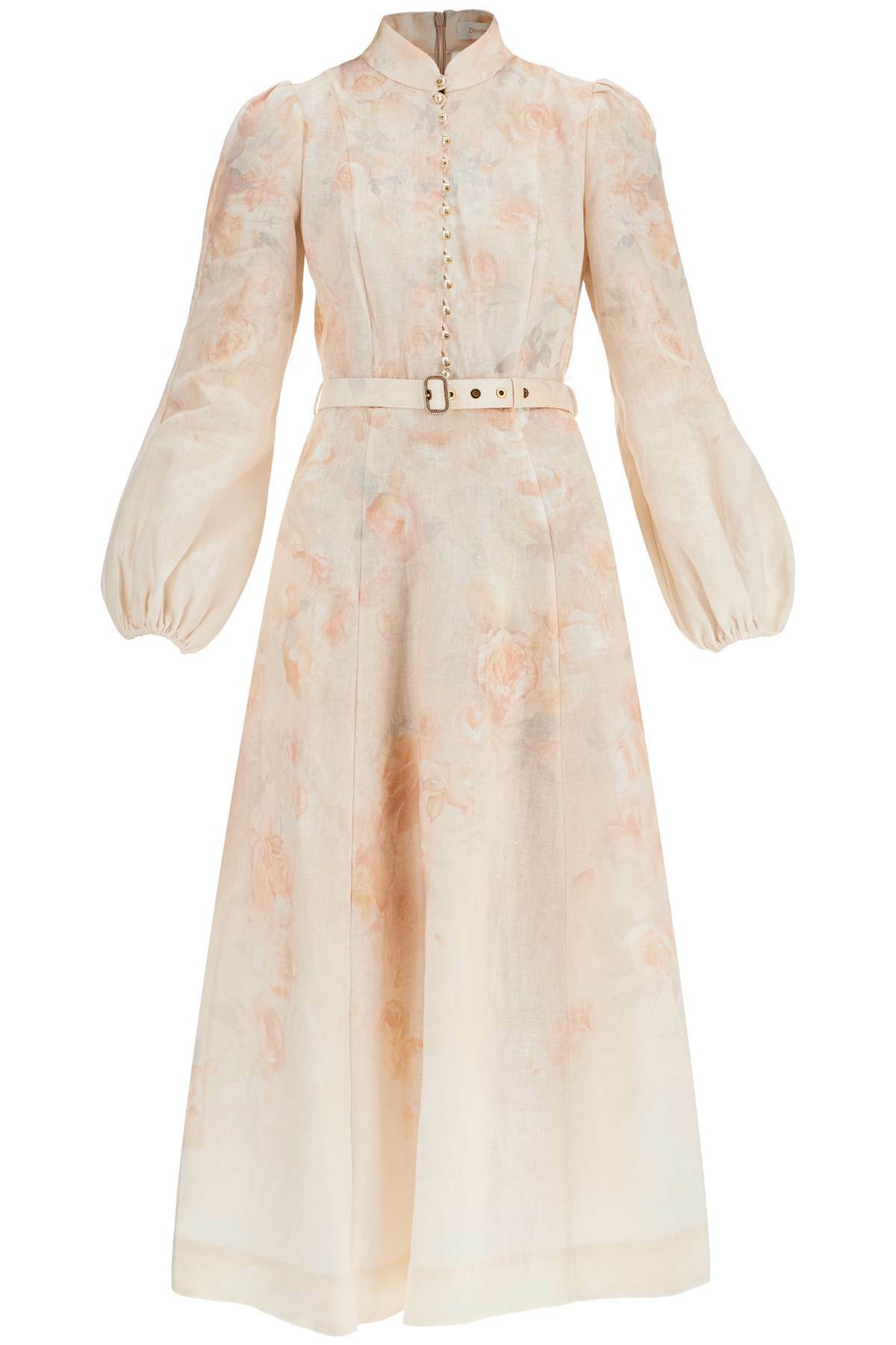 ZIMMERMANN FLOWING LAYERS DRESS IN RED VISCOSE main image 1