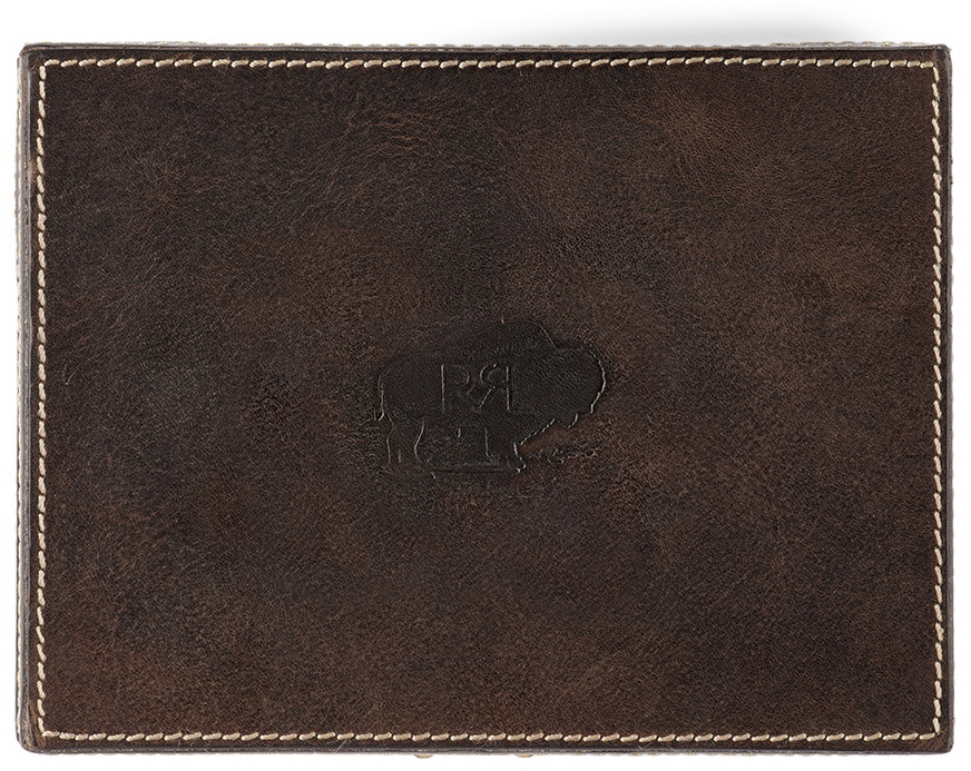 RRL Brown Adirondack Lodge Storage Box