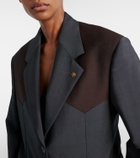 Versace Medusa wool and mohair blazer