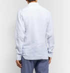 120% - Striped Linen Shirt - White