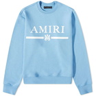 AMIRI Men's MA Bar Crew Sweat in Carolina Blue