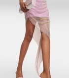 Giuseppe di Morabito Embellished mesh midi dress