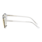 Han Kjobenhavn Transparent and Black Timeless Clip-On Sunglasses