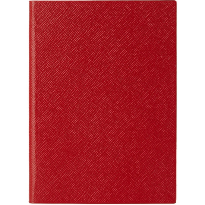 Photo: Smythson Red Soho Notebook