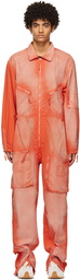 Loewe Orange Paula's Ibiza Zipped Jumpsuit