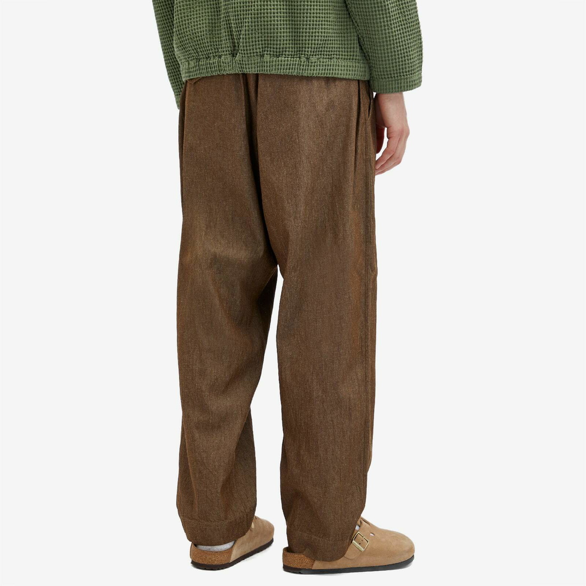 N.M. Oxford w/耳 straight pants - Brown N.M. Oxford w/耳 straight pants - Brown N.M. Oxford w/耳 straight