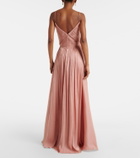 Costarellos Pleated gown