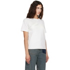 MM6 Maison Margiela White Folded Logo T-shirt