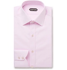 TOM FORD - Light-Pink Slim-Fit Cotton-Poplin Shirt - Men - Pink