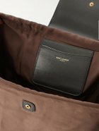 SAINT LAURENT - Nylon and Leather Messenger Bag