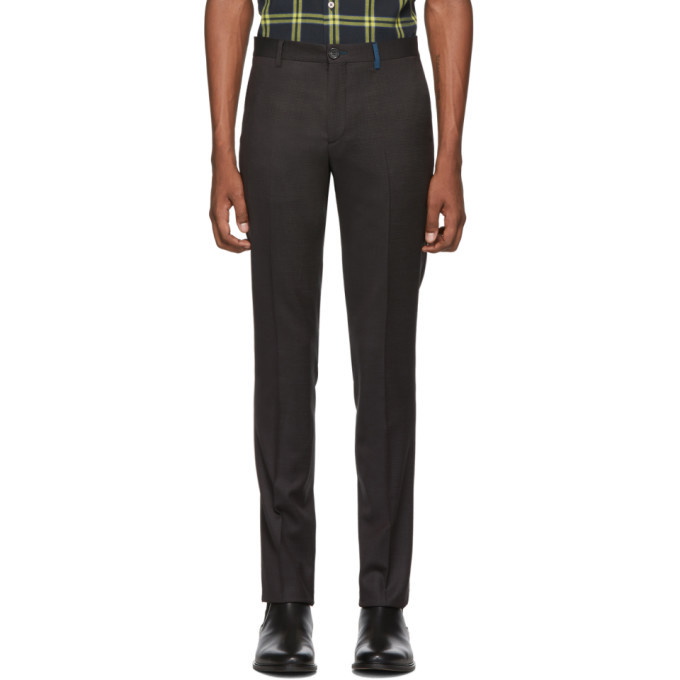 Photo: PS by Paul Smith Black Slim Fit Trousers