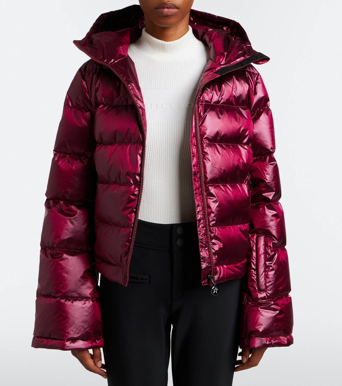 Perfect Moment Polar Flare cropped down ski jacket