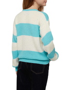 MC2 Saint Barth Woman Cropped Sweater With Argyle Pattern