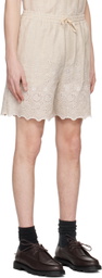 CMMN SWDN Beige Jaime Shorts