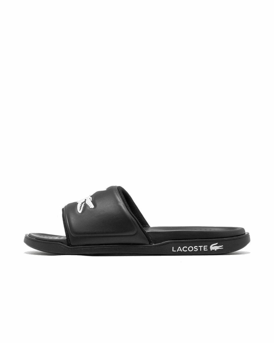 Photo: Lacoste Serve Slide Dual 09221 Cma Black - Mens - Sandals & Slides