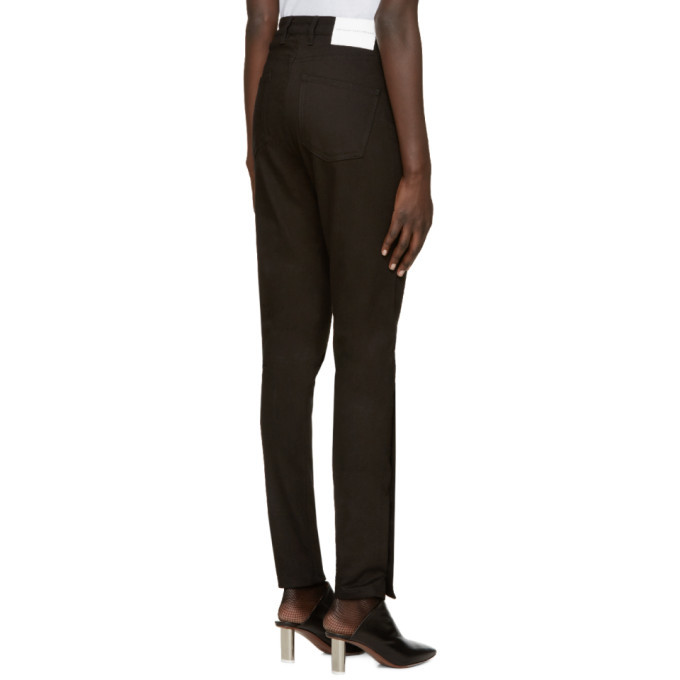 Anthony Vaccarello Black Skinny AV Jeans