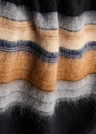 Wax London Wilde Striped Wool-blend Jumper Black