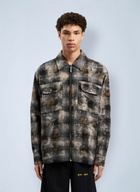 Palm Angels Curved Logo Check Overshirt