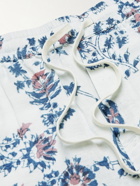 Corridor - Straight-Leg Floral-Print Linen and Cotton-Blend Drawstring Shorts - White