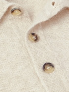 Thom Sweeney - Brushed Cashmere-Blend Polo Shirt - White