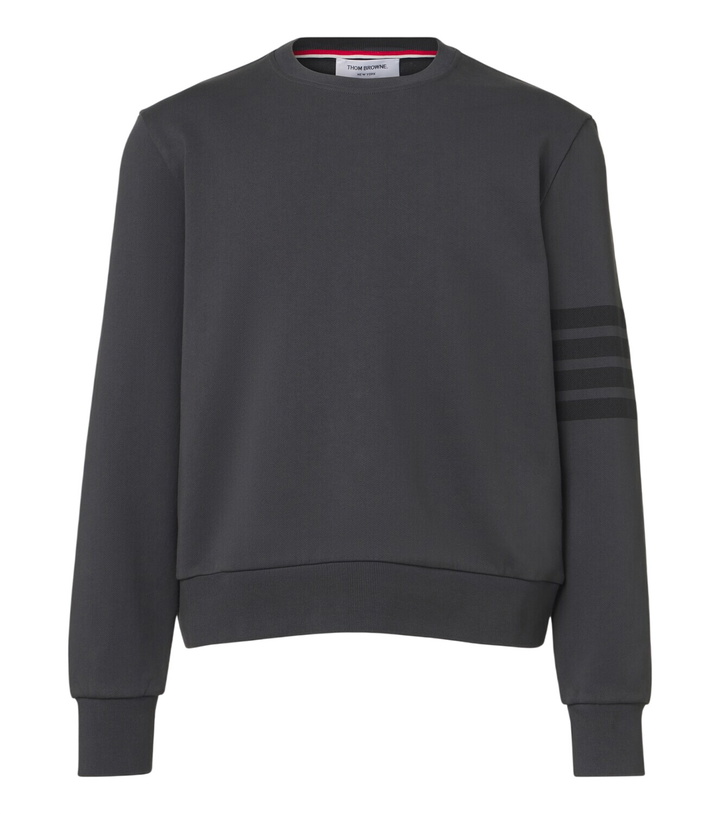 Photo: Thom Browne 4-Bar cotton jersey sweatshirt