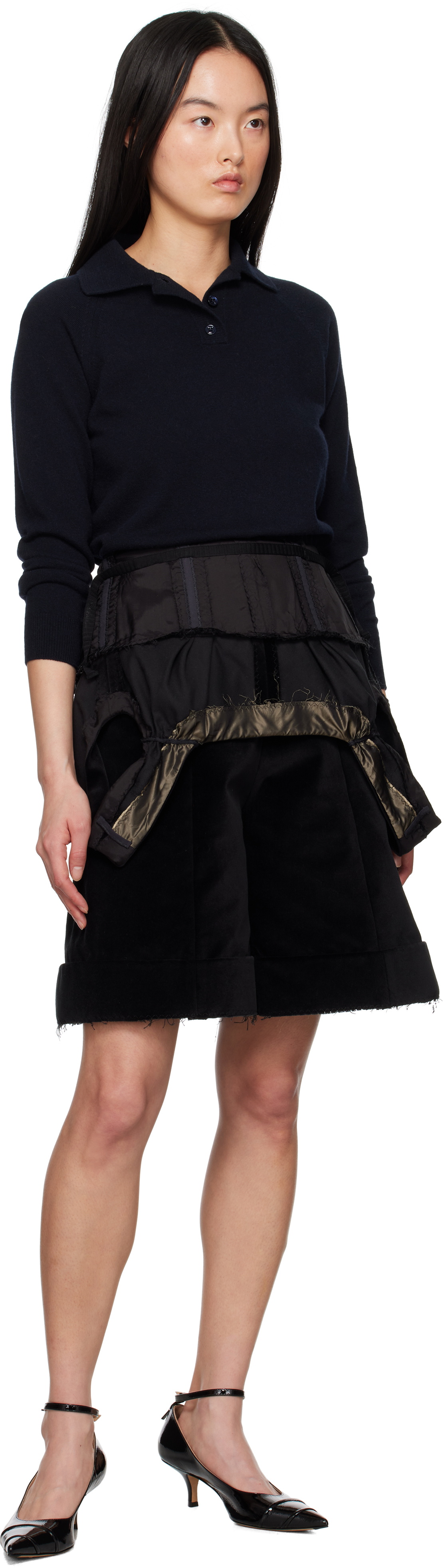 Maison Margiela Black Multi-Wear Shorts