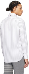 Thom Browne White Striped Shirt