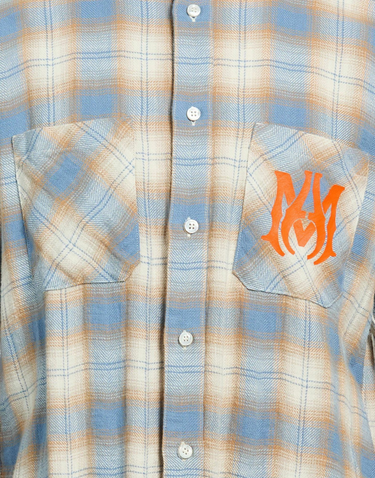 Amiri Mens Shirt Light in Blue