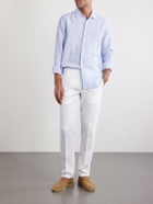 Orlebar Brown - Griffon Straight-Leg Linen Trousers - White