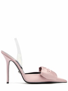 VERSACE 110mm Satin Slingback Heels