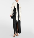 Victoria Beckham Bow-detail silk crêpe de chine blouse